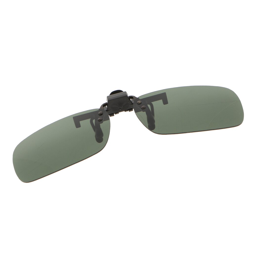Gepolariseerde Lens Blok Clip On Flip Up Zonnebril Voor Bril Rijden