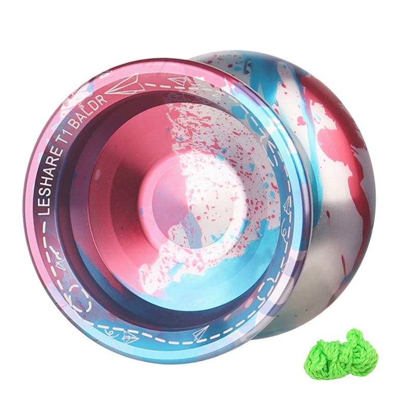 T1 BALDR Unresponsive Yoyo Competitive Yo-Yo,Alloy Yoyo for Beginners,Easy Practise Tricks,with Strings: D