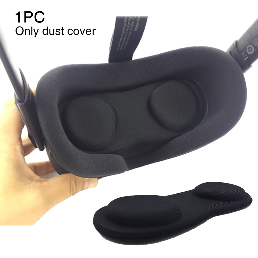 VR Lens Anti Scratch Black Protective Cover Lightweight Durable Full Case Soft Easy Clean Portable Dustproof For Oculus Quest