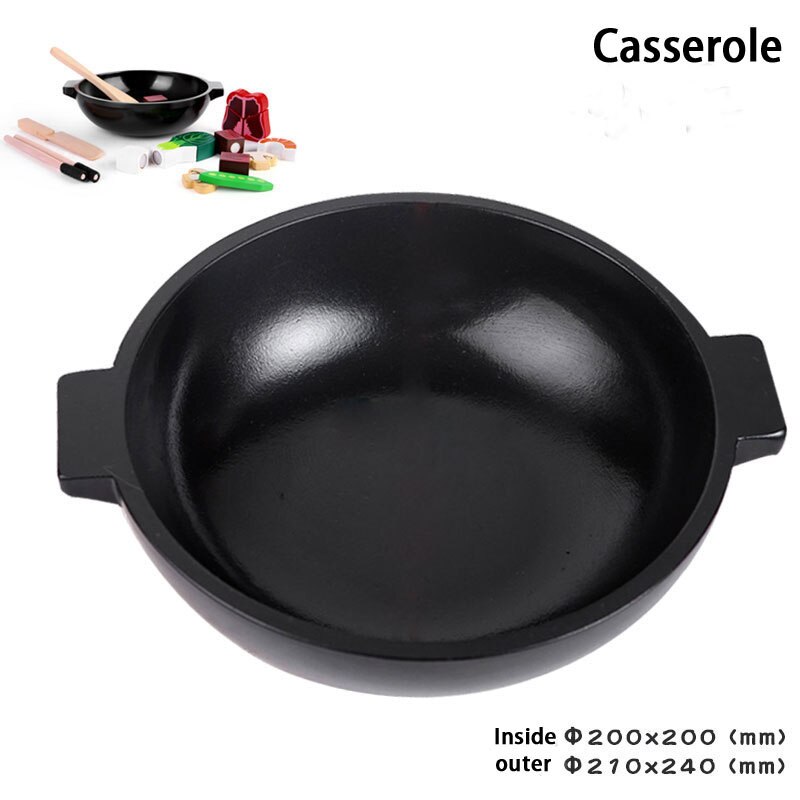 Kids Pretend Play Wooden Kitchen Supplies Role Cooking Food Saucepan Afternoon Tea Set Toys Educational For Children