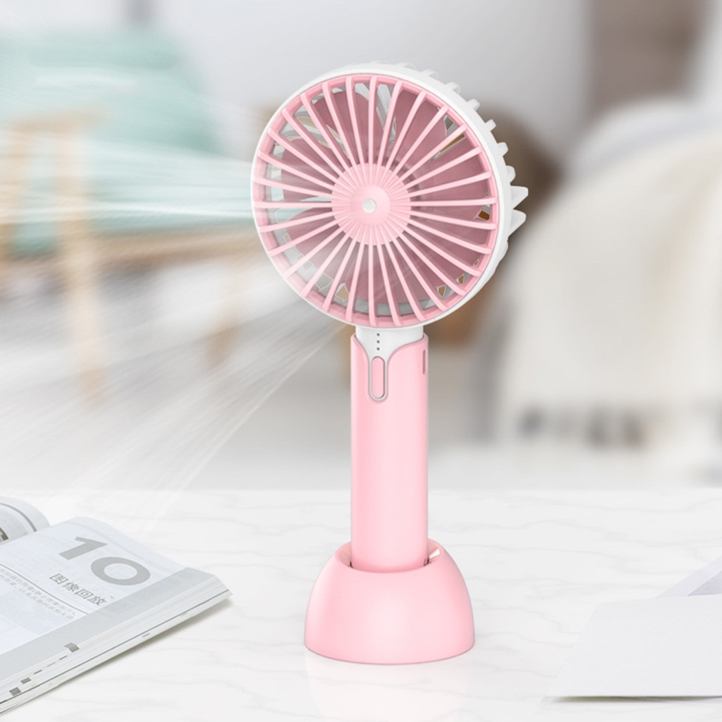 Portable Rechargeable Fan Air Cooler Operated Hand Held Usb Home Office Desk Desk Travel Usb Rechargeable Fan#g30