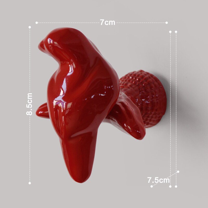 8 x 5 x 5cm watermuurhangers voor het ophangen van jassen, hoeden, kleding, wit/zwart/goud/rood/blauw/groen premium hars wandhaken p: Q