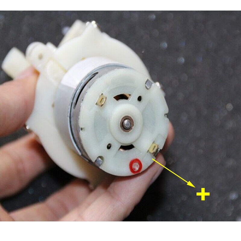 1.2LPM 12W 545 Elektrische Motor Micro Membraanpomp Kleine Zelfaanzuigende Waterpomp Dc 12V Grote Stroom diafragma 10Mm Brand