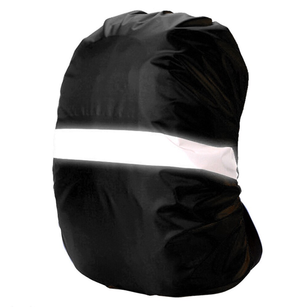 Wodoodporny plecak pokrowiec przeciwdeszczowy pokrowiec odblaskowe osłony przeciwdeszczowe pokrowiec pokrowiec przeciwdeszczowy pokrowiec przeciwdeszczowy na zewnątrz kemping piesze wycieczki wspinaczka: Czarny kolor / S 30-35L