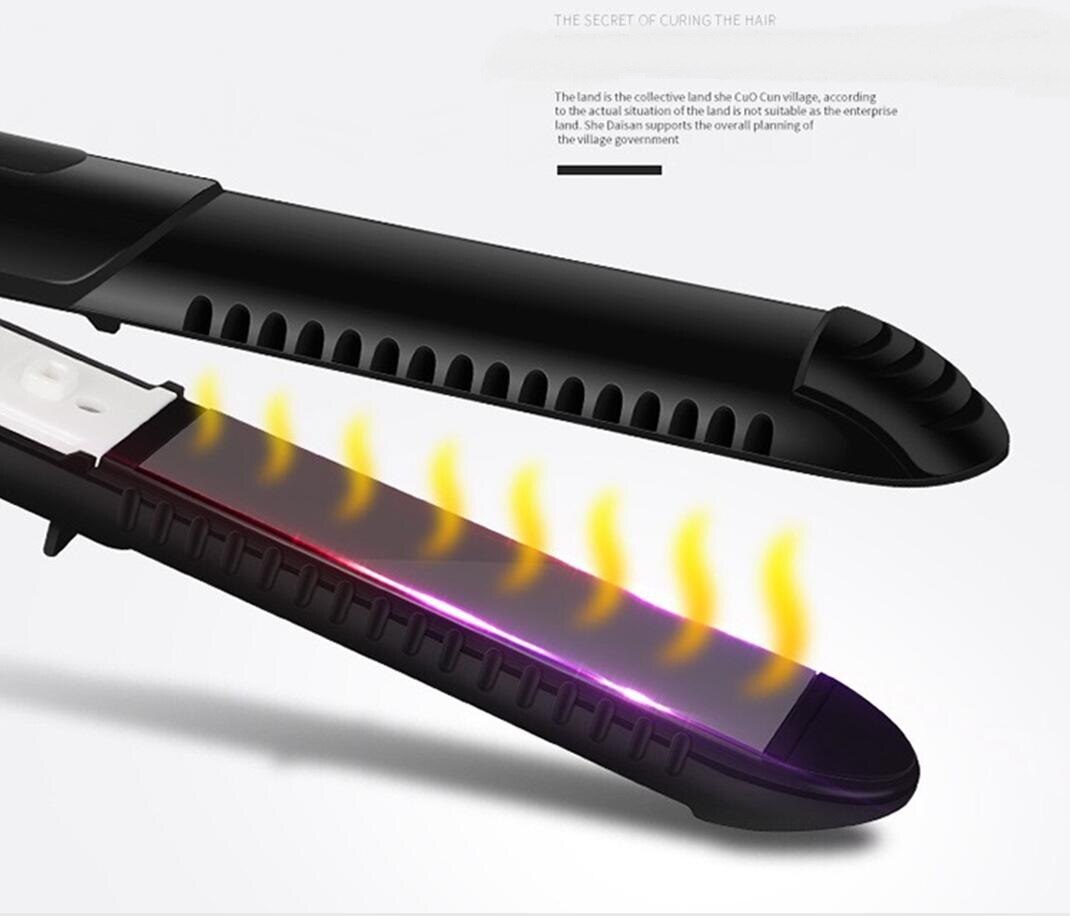 3 Style Hair Straightener Hair Curler Ceramic Hair Flat Iron Hairs Straightening Corrugated Styling Tool Portable