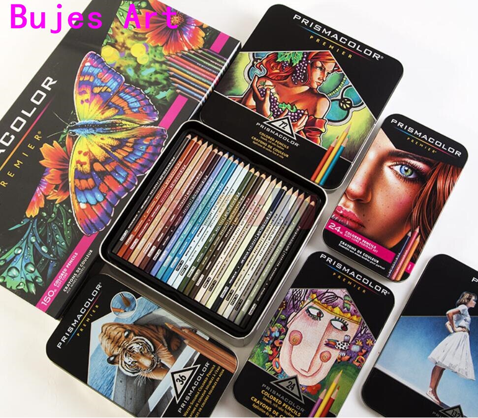 USA Prismacolor Premier Colored Pencils Soft Core 24 36 48 72 color Art drawing Pencil painting Set School Supplies