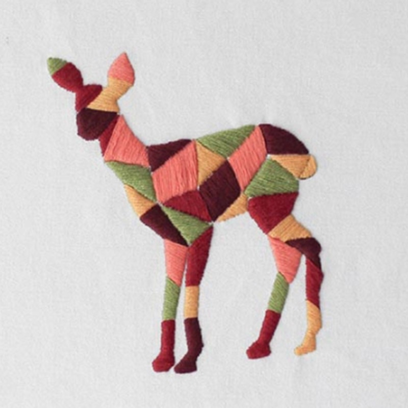 Embroidery Starter Kit with Pattern,DIY Handmade Embroidery Kits with Embroidery Cloth, Embroidery Hoop