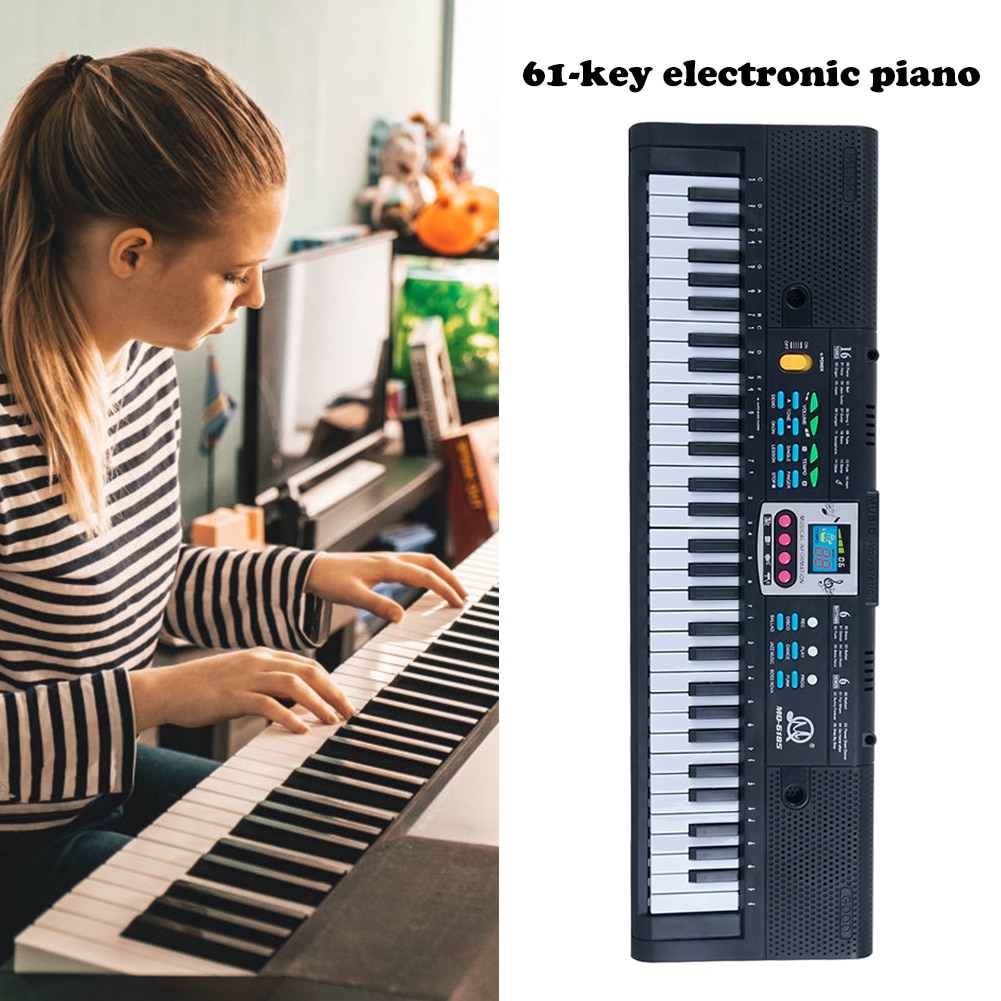 61 schlüssel Elektrische Klavier Kinder Elektrische Key Board Klavier Tragbare Digitale Musik Elektronische Tastatur Musik Lernen Spielzeug