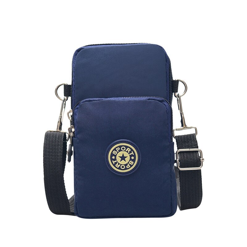 Delle donne del sacchetto di new Coreano del sacchetto di spalla del sacchetto del telefono mobile cambiamento diagonale piccola borsa di stoffa sacchetto del braccio di sport per il tempo libero della fabbrica commercio all'ingrosso: blue