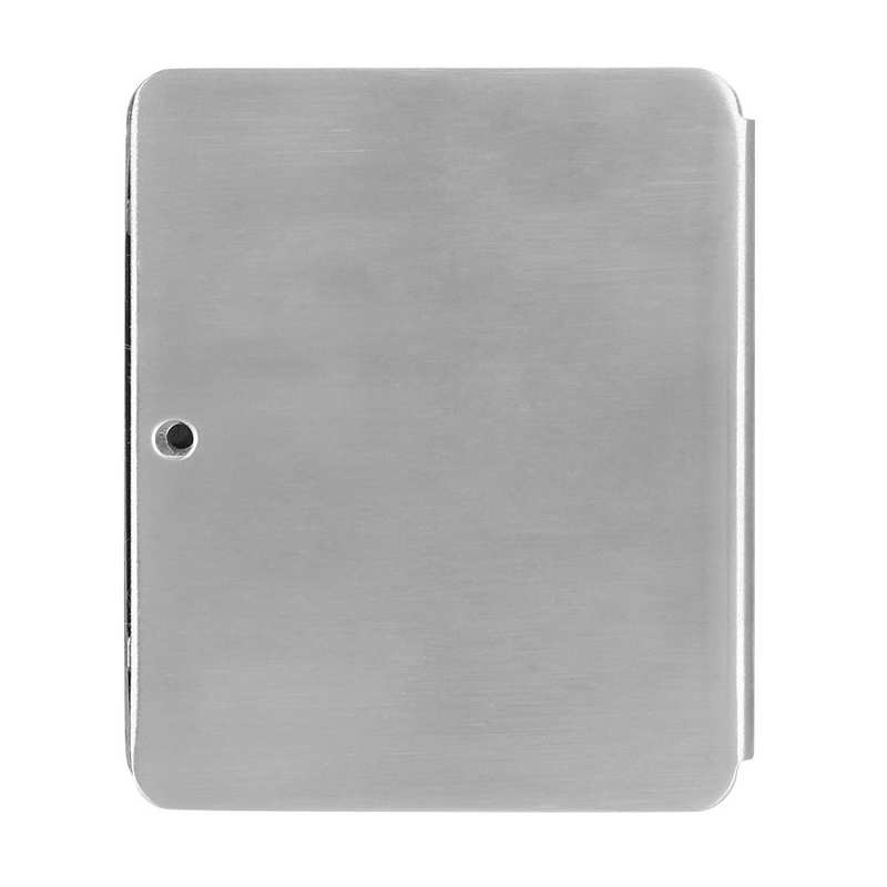 Square Single Glass Door Lock Latch Stainless Iron Office Security Lock No Drilling Anti Theft Lock