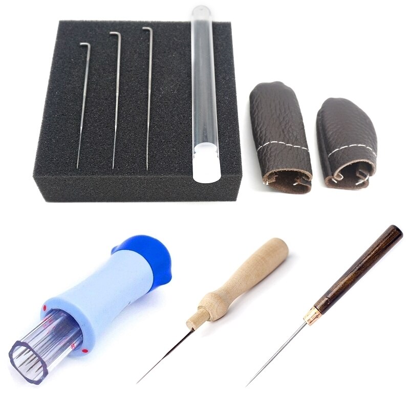 Needle Felting Tool for Beginners, Felting Tools + Needle + Gloves + Foam Accessories, Entry-level Tool Kits, DIY Craft Tool Set: Intermediate Kit