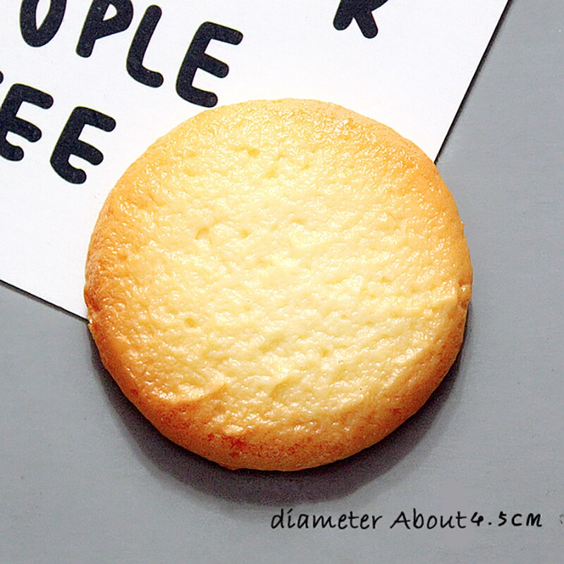bionisch Lebensmittel Cookie Kühlschrank Magnet 3D Keks Kühlschrank magnetisch Aufkleber Foto Mauer niedlich Heimat Dekoration: runden Kekse