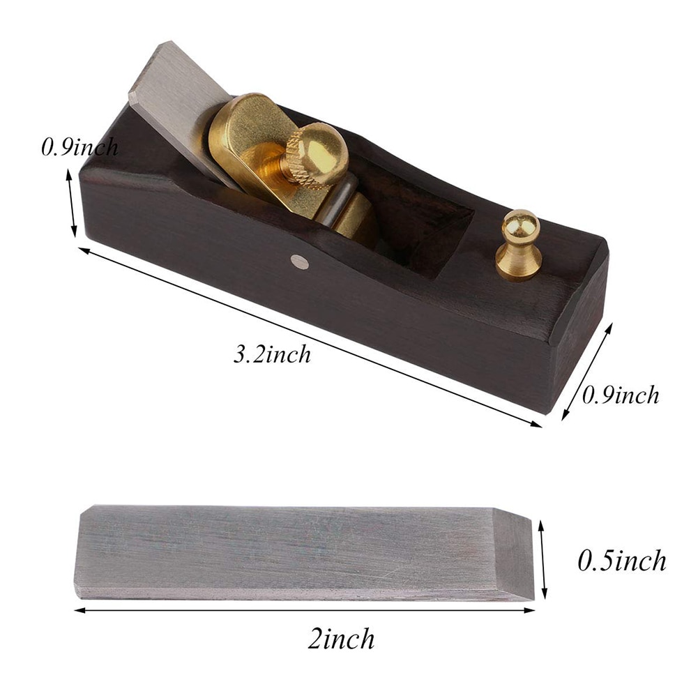 Mini Wood Planer Hand Tool Flat Bottom Wood Trimming Plane for Woodworking Wooden Planing OCT998