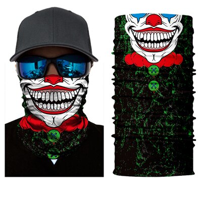 BJMOTO Magie Kopf Gesicht Maske Nahtlos Winddicht Anti-Uv Multi Verschleiß Rohr Bandana Durag Radfahrer Motorrad Schal: Modell 16