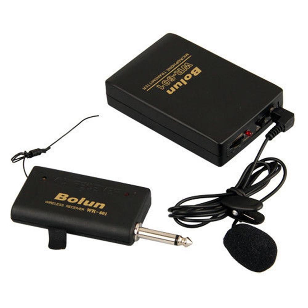 Draadloze Microfoon Systeem Met Zender En Ontvanger Draagbare Clip-On Microfoon Voor Onderwijs Openbare Spreken WR601