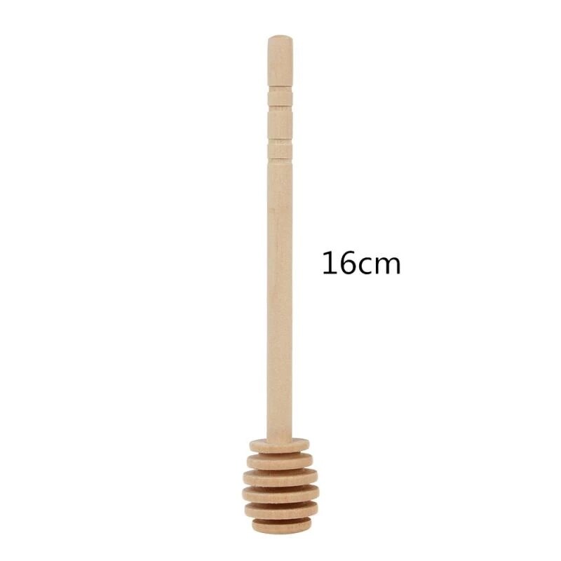 10/50/100 Stuks Lange Handvat Hout Honing Roer Bar Praktische Honing Mengen Stok Pot Lepel Levert Koffie melk Thee Keuken Tool 70%: 16cm / 100pcs