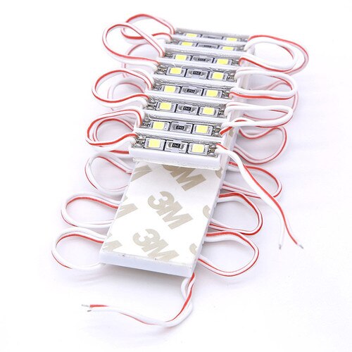 20PCS Small Size LED Module Light SMD 2 LED Waterproof Advertising Sign Backlight Storefront Modules Strip Lamps