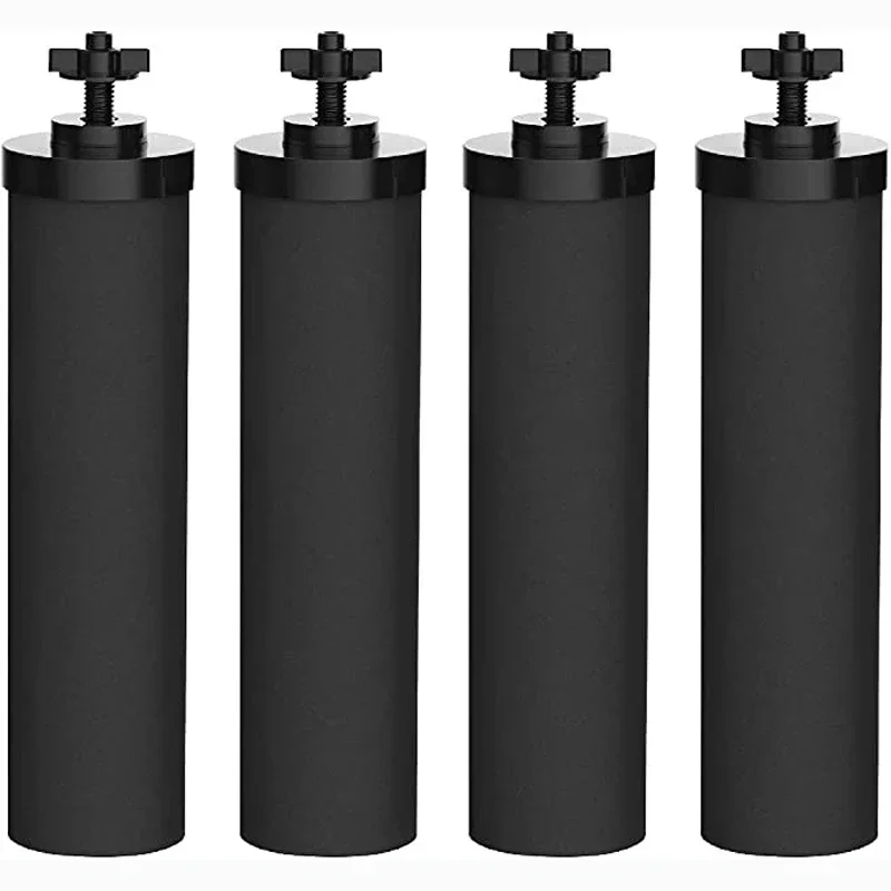 Vervanging 2 BB9-2 en 2 fluoride waterfilter PF-2, compatibel met het zwarte Berkey Gravity waterfiltersysteem: Blue