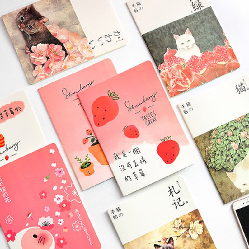 Whale Notebooks B5 Student Stationery Notepad Cute Cartoon Pocket Planner Novelty Schedule Book Office and School Supplies