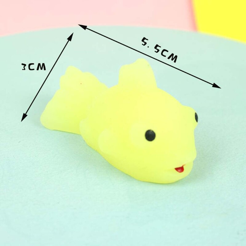 JJRC 12Pcs antistress spremere Squishi giocattolo ingannevoli divertente Mini simpatici animali giocattoli Squishy stile casuale per adulti bambini bambini