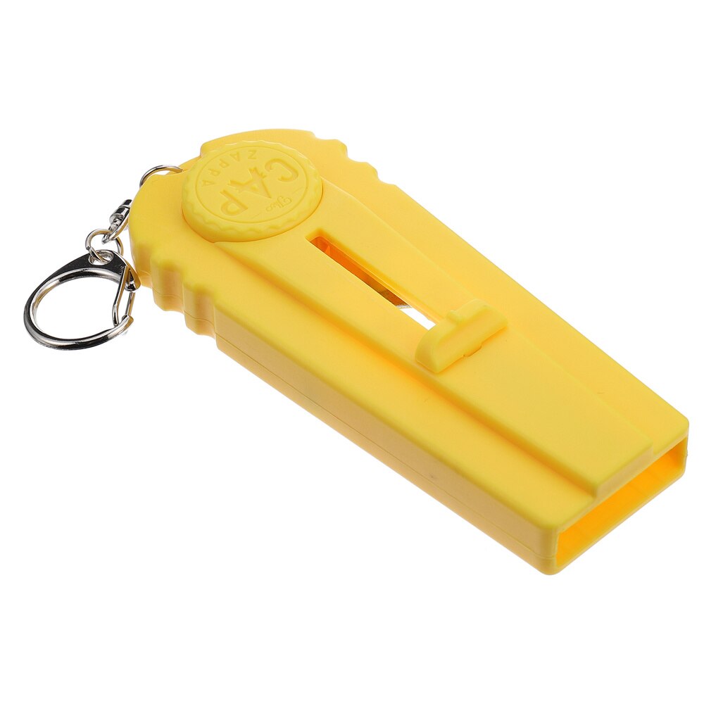 Bottle Cap Launcher Practical Cap Zappa Drink Bottle Opener Bottle Opening Tool: Yellow