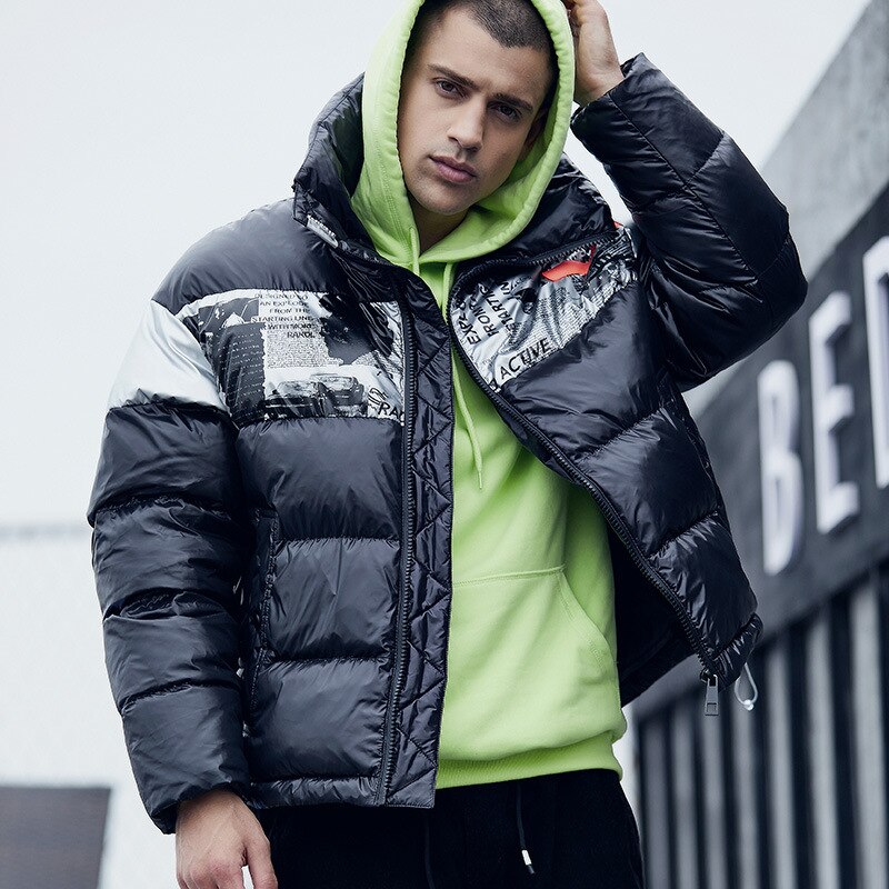 -15 graders vinterjakke herre parkas kåpe herre vindjakke tykk varm snø overjakke parkas casaco masculino veste hiver homme