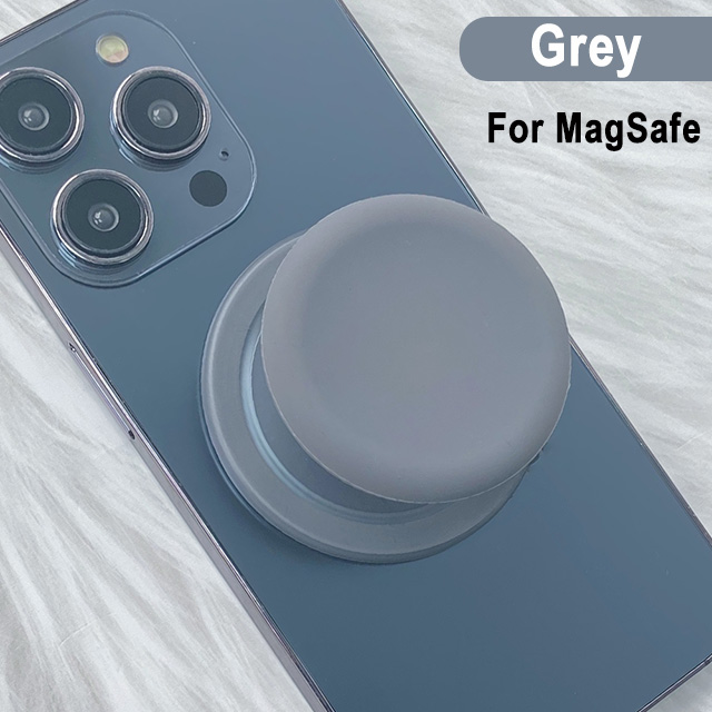 Grippopso Magnetic Cell Phone Holder Griptok Socket 360° With Silicone Cover For Magsafe Grip Finger Ring Holder Stand
