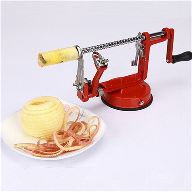 1einstellen 3in1 Obst Werkzeuge Apfel-aufreizend Maschine Schäler Obst Cutter Schneidemaschine Geschirr Apfel Schälmaschine