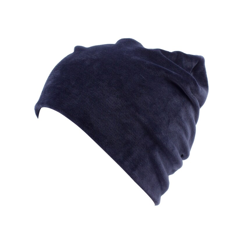 Bonnet en velours pour femme, décontracté Polyester, Skullies, Skullies, Bonnet, hiver, velours uni, cagoule, Sapka
