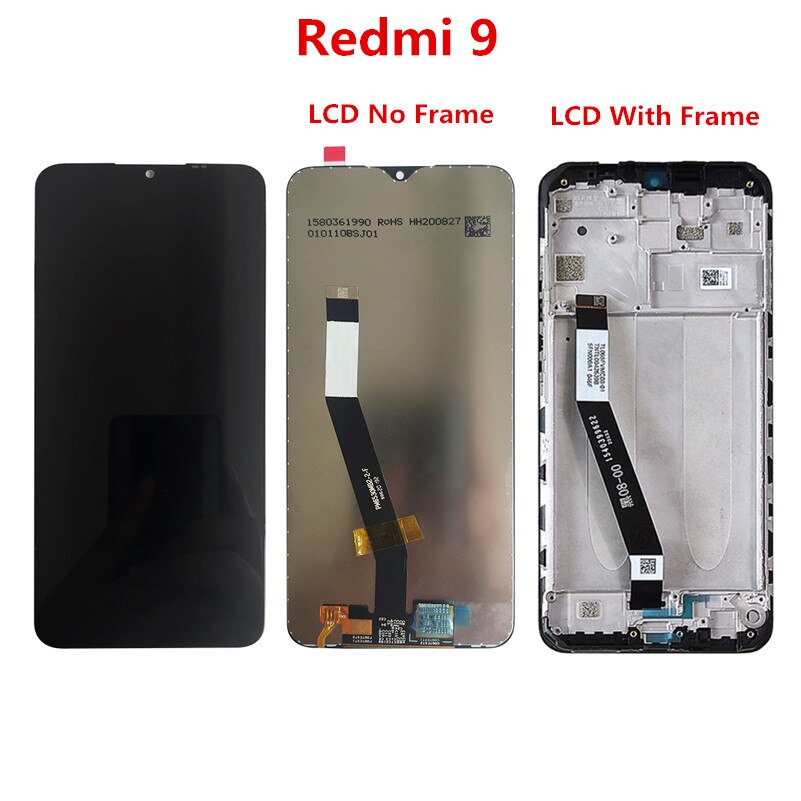 100% Original LCD For Xiaomi Redmi 9 9A 9C LCD With Frame Display And Touch Screen Assembly For Redmi 9A 9C LCD Display Screen