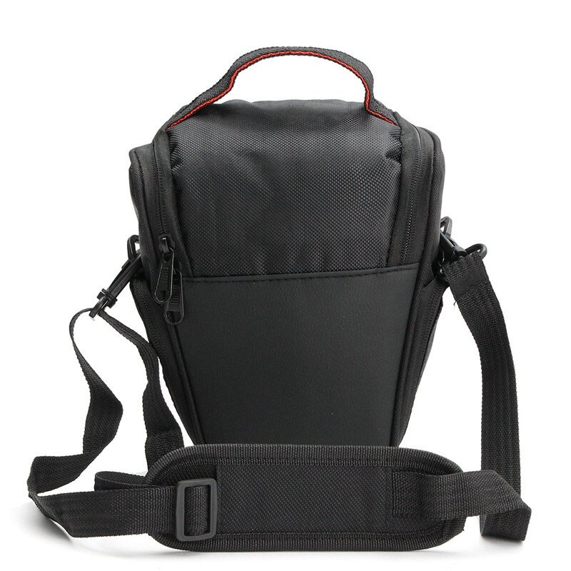 Driehoekige dslr-camerahoes, heuptas, reistas, fototas, schoudertas voor canon digitale camera, zwarte sporttas