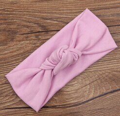 Baby Krawatte Knoten Stirnband Gestrickte Baumwolle Kinder Mädchen elastische haar bands Turban bögen für mädchen Stirnbänder Sommer bandeau bebe: 8