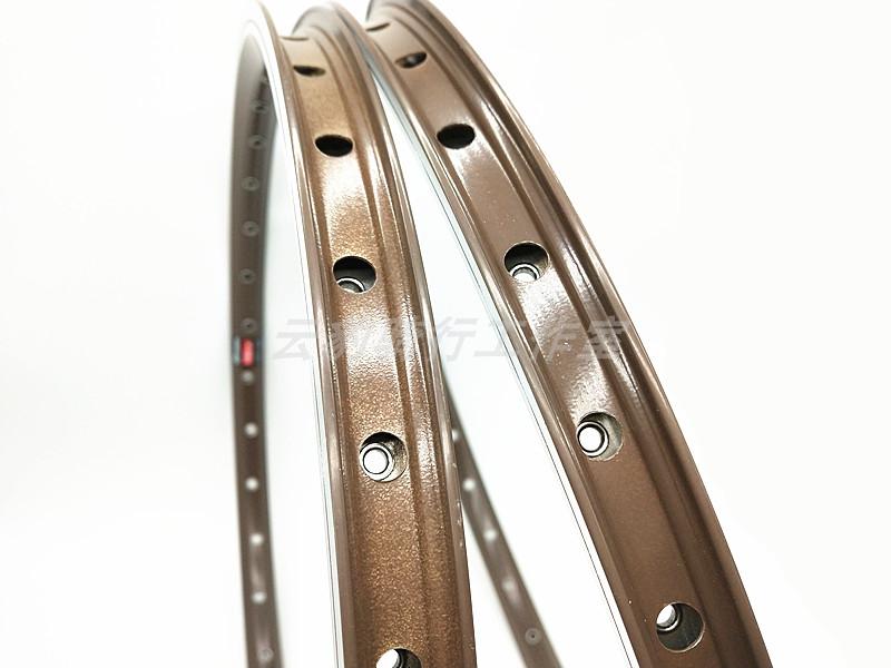 Ruedas de bicicleta de escalada de 20 pulgadas, llanta de bicicleta de doble capa de 32 agujeros para bmx, engranaje fijo, 20x1,75
