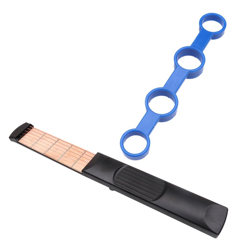 6 String Acoustic Guitar Practice Tool Gadget + Finger Stretcher Expansion Exerciser Tool Exercise Tool For Beginners