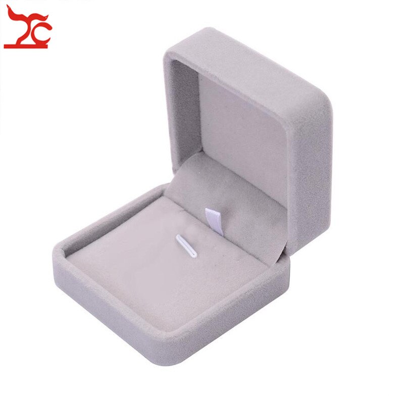 Wedding Jewelry Storage Case Amazing Red Velvet Ring Earrings Necklace Pendant Bracelet Storage Organizer Box: Yellow