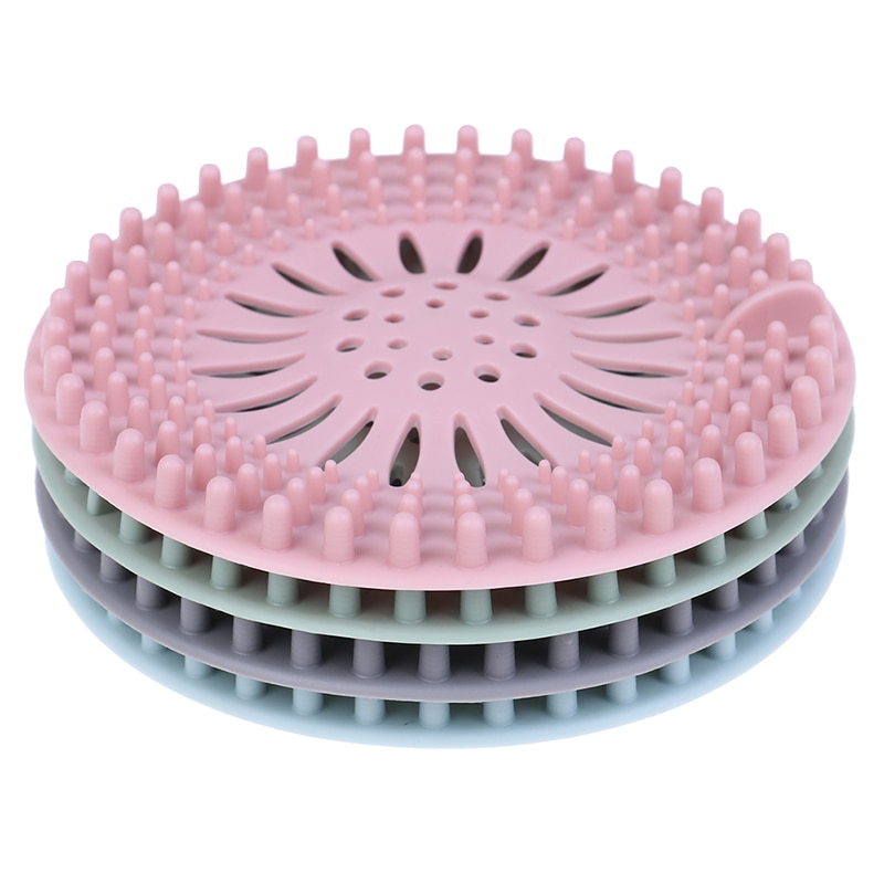 Tapón para el pelo, tapete para desagüe de suelo, cubiertas de silicona para desagüe de ducha, filtro para fregadero, filtro para baño y cocina