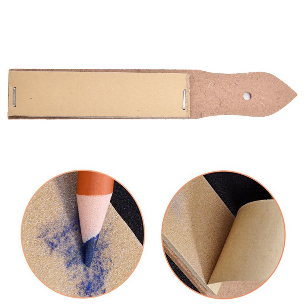 Bloc de papier de verre pour peinture artistique, pour l'affûtage des crayons, croquis, aiguille à crayon, outil de dessin, ensembles scolaires