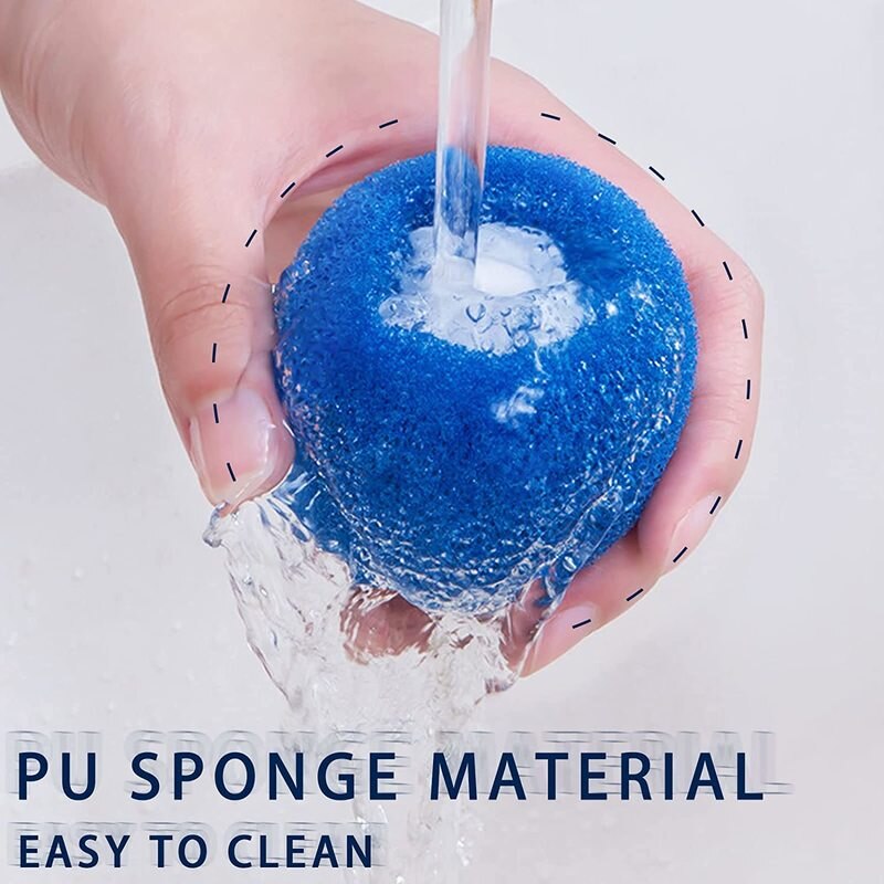 Spons Wasserij Bal Leuke Vorm Pu Spons Bal Decontaminatie Sticky Haar Anti-Kronkelende Was Bal Magie Was Bal