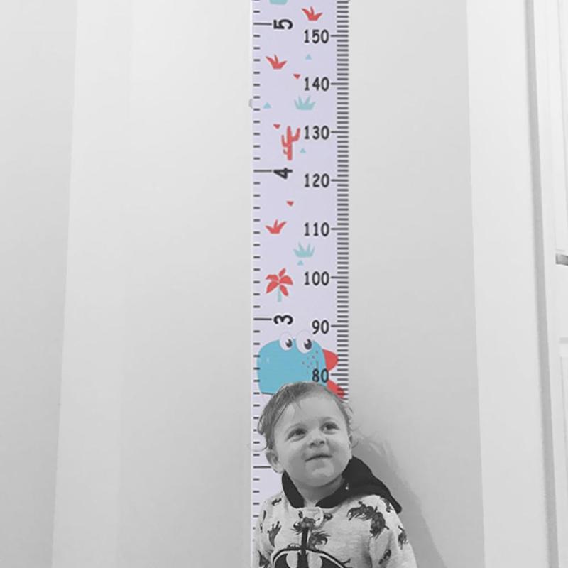 Baby Removable Height Growth Chart Ruler Wall Decor Canvas Sticker for Kids Necessary Household Infant Growth Supplies: A