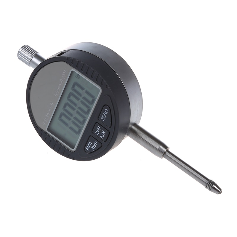 Digital Dial indicator DTI 0.01mm/.0005" Range 0-25.4mm/1" Clock Gauge