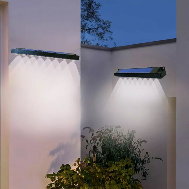 4/8LED wandlamp op zonne-energie Tuinlamp Buiten Waterdicht Balkon Traphek Sfeervolle decoratieve verlichting