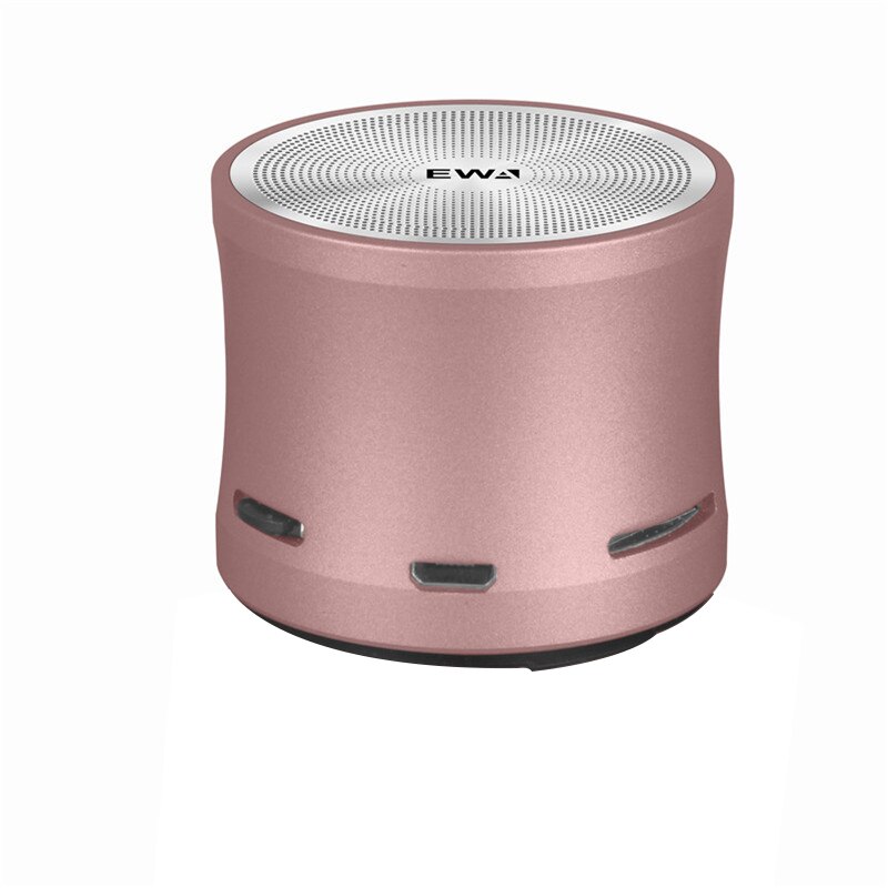 Ewa A109Mini Bluetooth Speaker Super Booming Bas Vervorming-Gratis Op Maximaal Volume Uiterst Compact Size Ultra-Draagbare: Rosegold