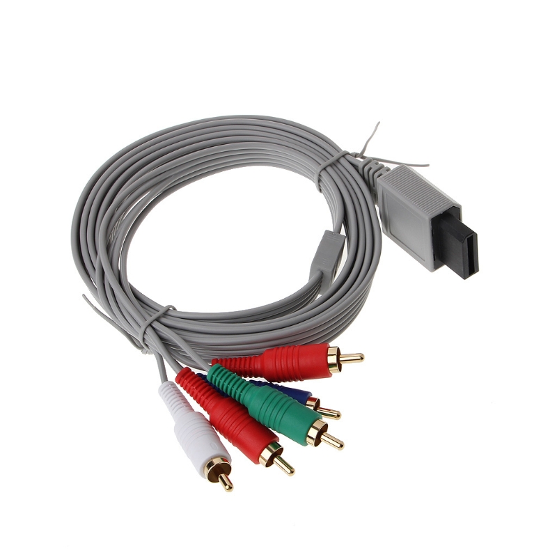1.8M Component 1080P Hdtv Av Audio 5RCA Adapter Kabel Draad Koord Voor Nintendo Wii Console