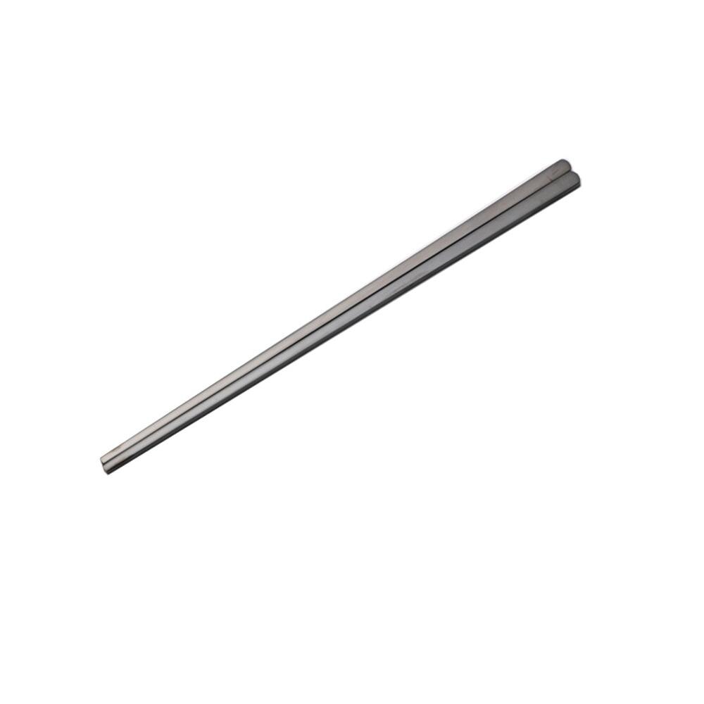 Korean Cuisine Spoon Chopsticks Tableware Stainless Steel Gold Silver Black Mirror Polished Titanium Round Solid Spoons: LLG0004-Bchopsticks
