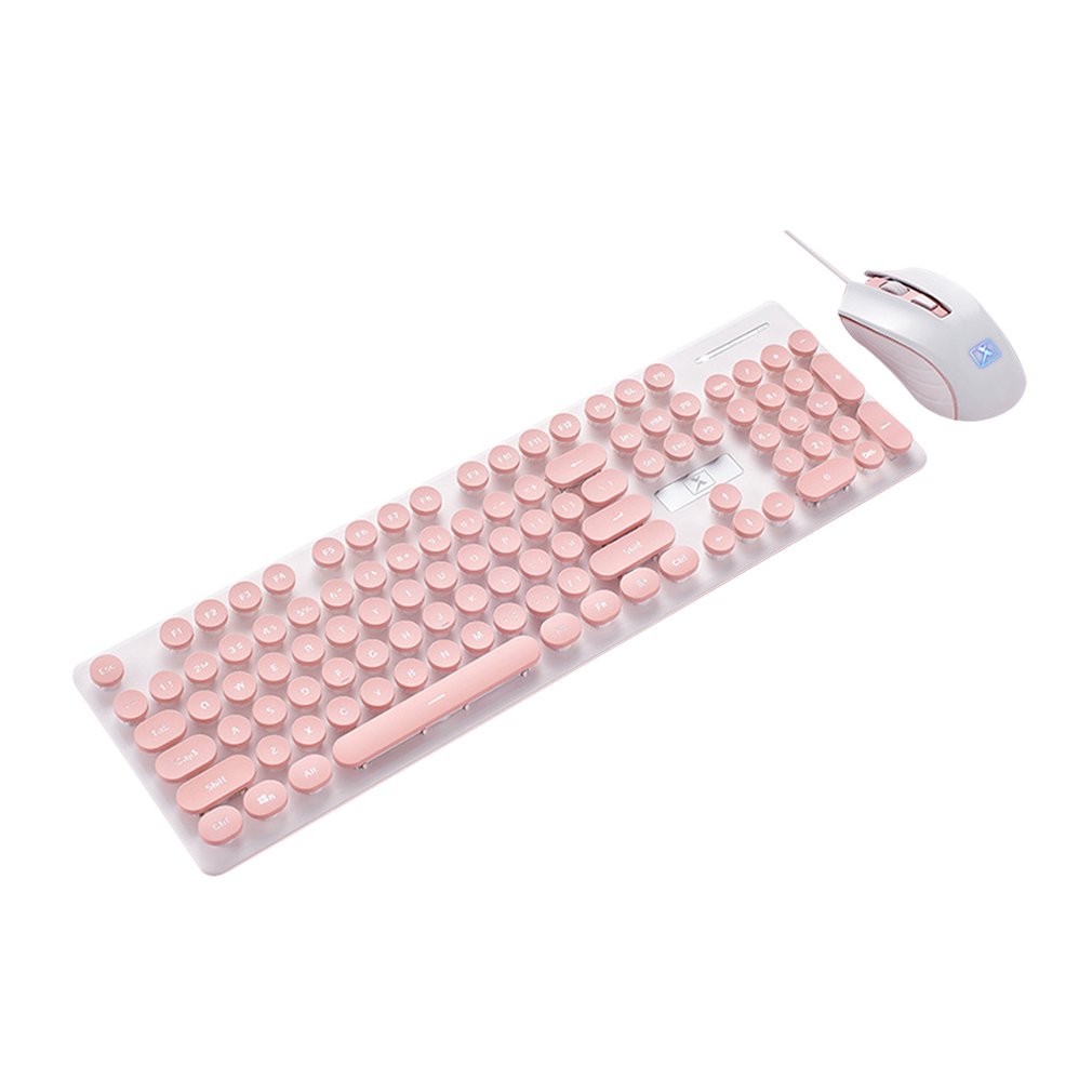 Wireless Mouse Keyboard Set Punk Mechanical Feel Keyboard And Mouse Set Office Business Keyboard Wireless Mouse