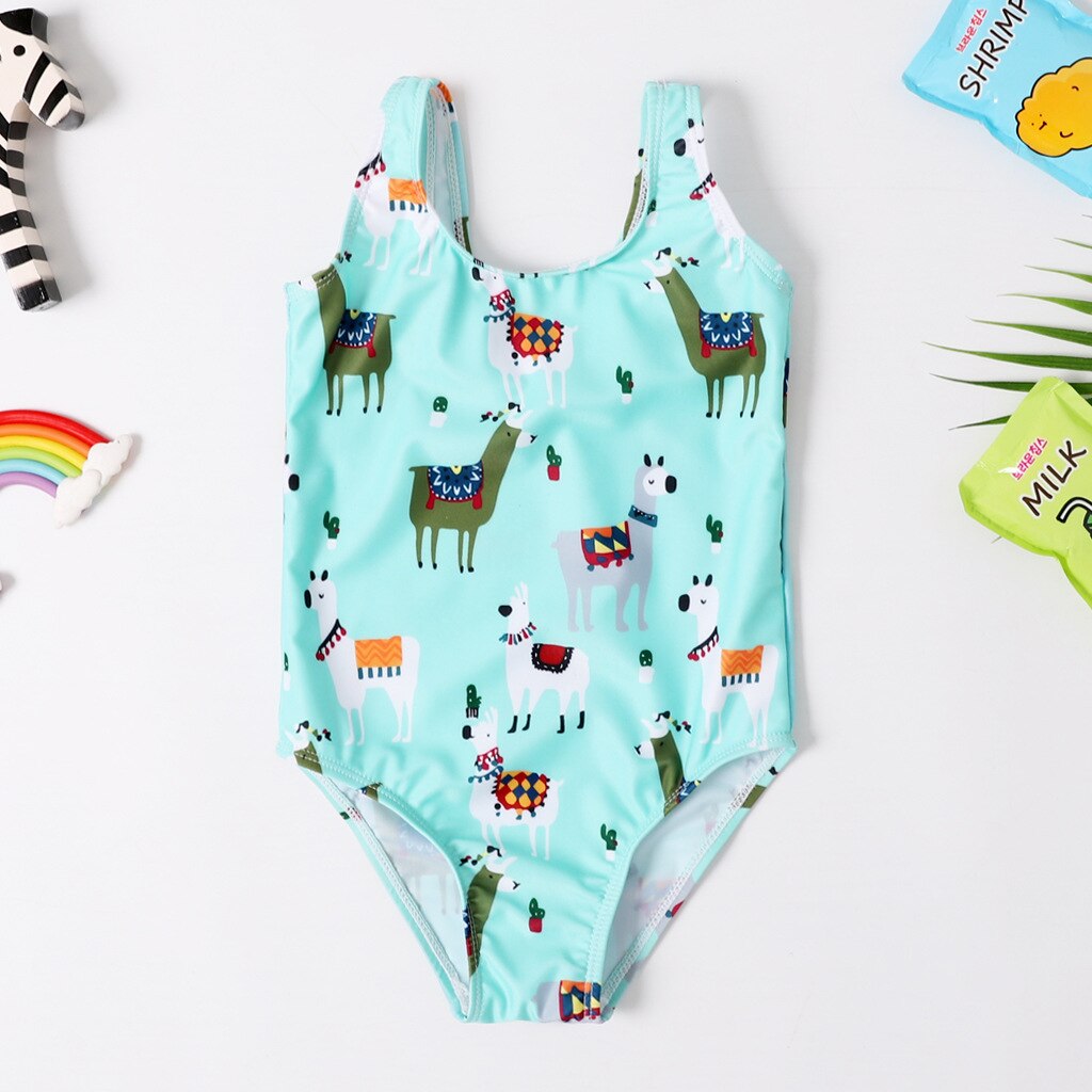 Meisjes Badpak Een Stuk Dier Stijl Meisjes Badpak 3-8 Jaar Kinderen Badmode Badpak Voor kids Beachwear