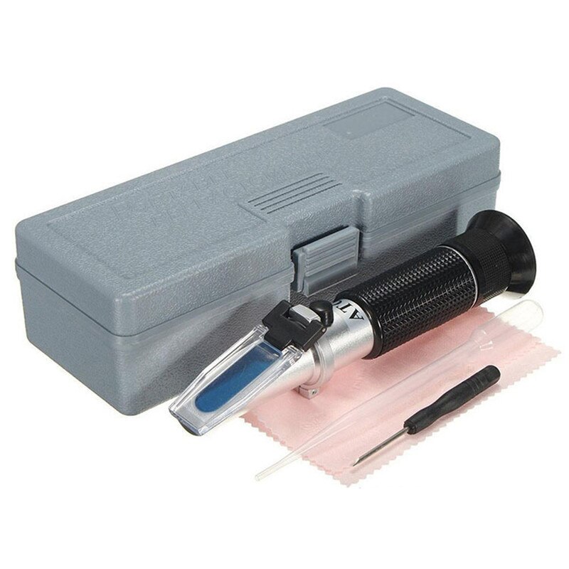 Handheld Alcohol Tester 0-80% Test Refractometer Wine Beer Tester