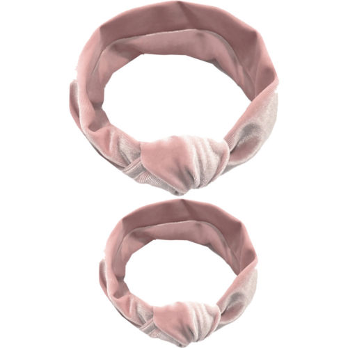 2 pièces mère & fille enfants bébé fille arc Turban bandeau accessoires de bandeau: J