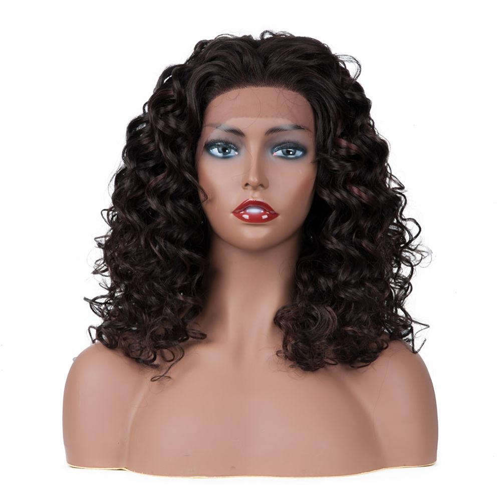 JINGFA HAIR Curly Weave Synthetic Fibre Hair Lace Front Wig: F4-30