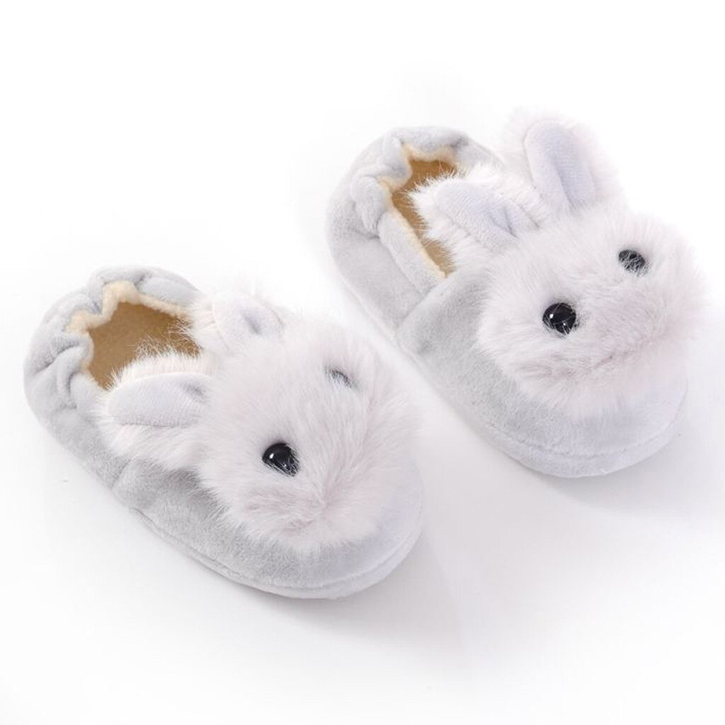 Toddler Infant Slippers Kids Baby Warm Shoes Boys Girls Cartoon Soft-soled Home Shoes Kids Winter Slippers Zapatillas Bebe